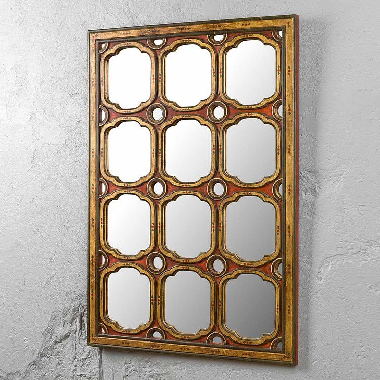 Зеркало в расписанной вручную раме Кастилия Castillan Handpainted Mirror