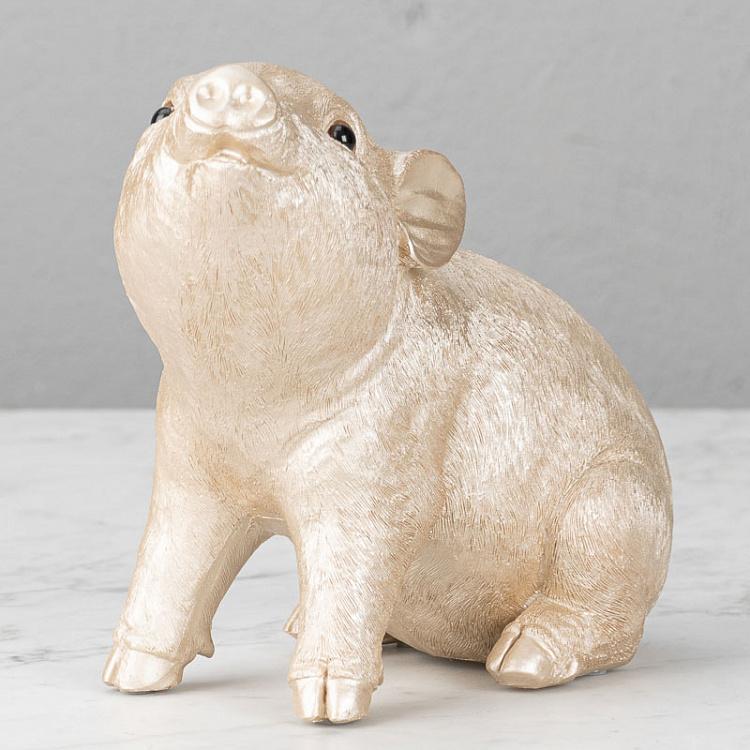 Копилка Золотой поросёнок Piggy Bank Rose Gold