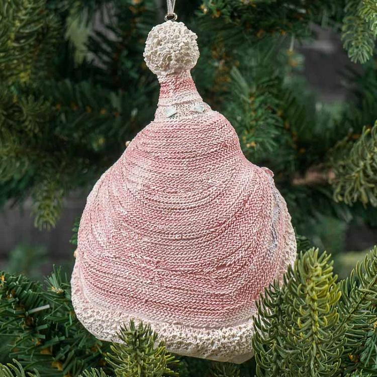 Ёлочная игрушка Два тигрёнка под шапкой Two Tigers Under Hat 13,5 cm