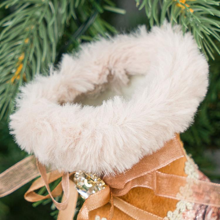 Ёлочная игрушка Сапожок Women's Boot 13 cm