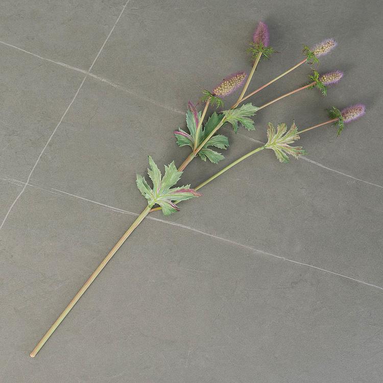 Искусственный светло-сиренево-зелёный эрингиум Элегант Elegant Eryngium Light Lilac 52 cm