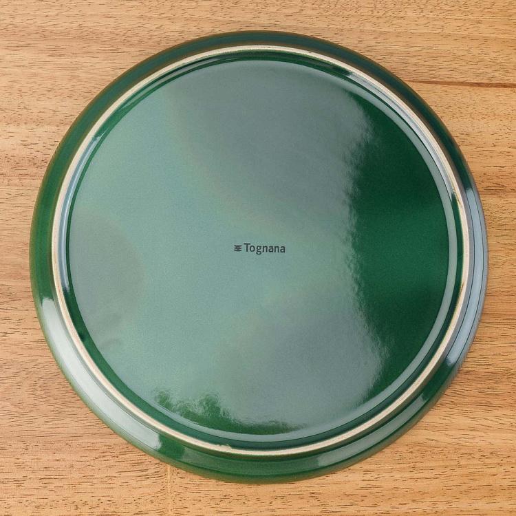 Обеденная тарелка Голубая лагуна Blue Lagoon Dinner Plate