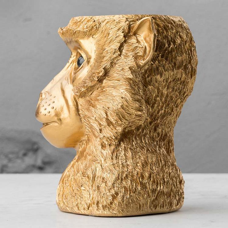 Кашпо Золотая обезьяна Flower Pot Golden Ape