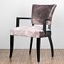Стул Mimi Dining Chair With Arms, Black Wood