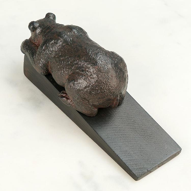 Ограничитель для двери Бурый медведь Bear Door Stopper