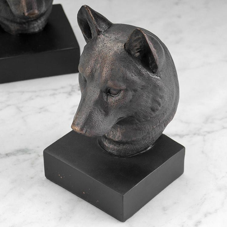 Набор из двух держателей для книг Лисицы Bookend Foxes