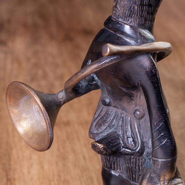 Статуэтка Кулик с горном	 Sandpiper With Horn Bronze Finish