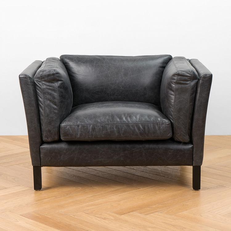 Кресло Томми, чёрные ножки Tommy Armchair, Black Wood D
