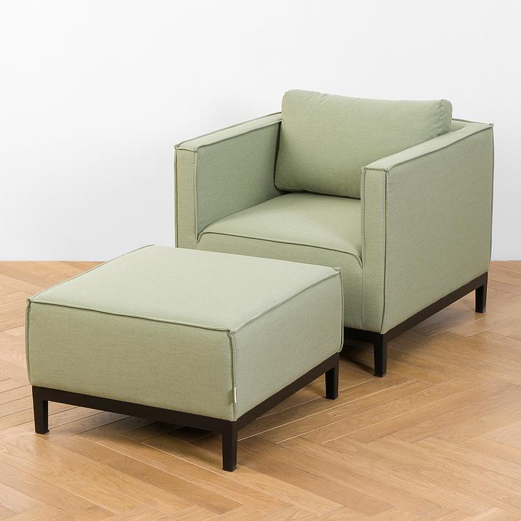 Садовая банкетка Эон Eon Ottoman, Black