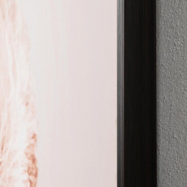 Фото-принт на холсте в раме Як Canvas Picture With Brown Frame Highland