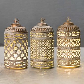 Set Of 3 Led Lantern Nala Medium
