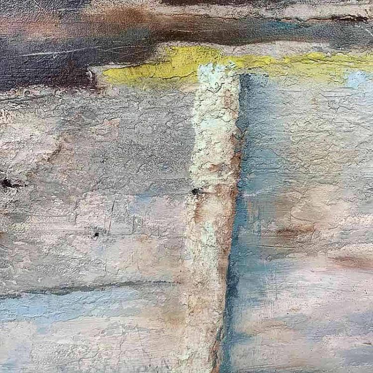 Абстрактная картина маслом Дыхание зимы Winter Breath Painting