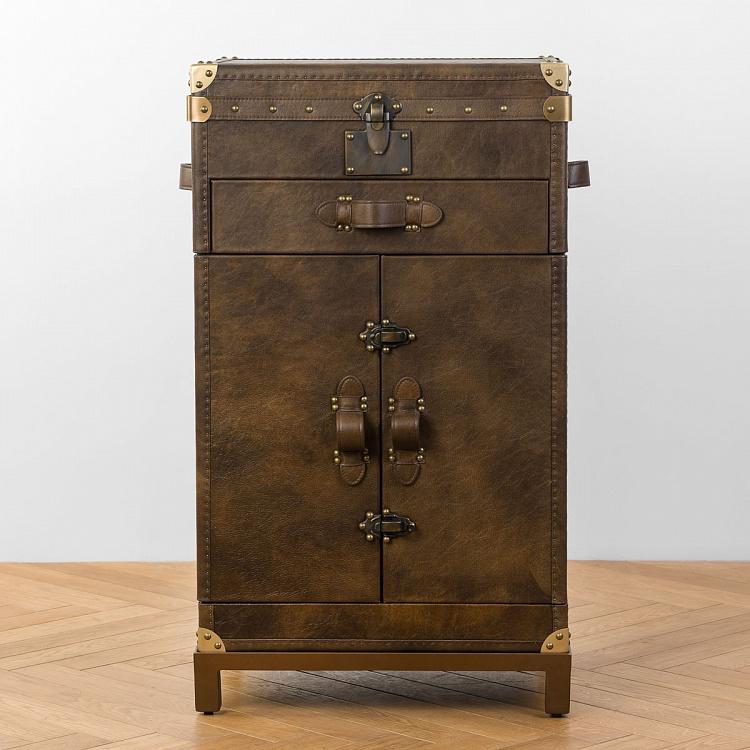 Барный шкаф-сундук Вояж Voyage Chest Sideboard RM