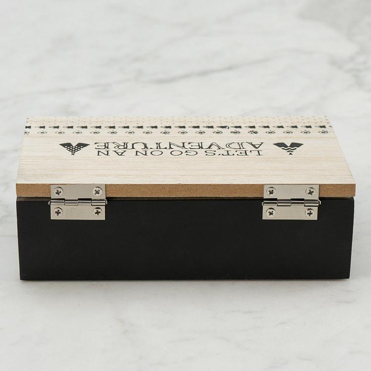 Набор из двух деревянных шкатулок Моё прекрасное приключение Set Of 2 Wooden Boxes My Beautiful Adventure