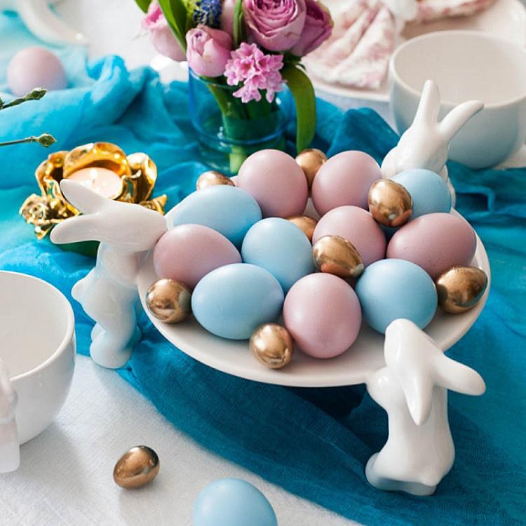 Сервировочная подставка-тортовница Кролики-воришки Plate For Sweets Rabbits Thieves