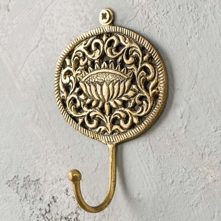 Крючок Бенарас в стиле бохо Benaras Solid Brass Boho Hook