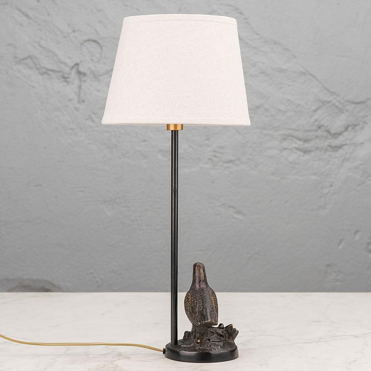 Настольная лампа с абажуром Птица Bird On Base Lamp With Shade