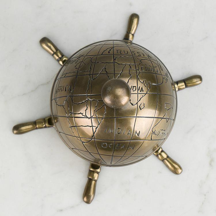 Настольный звонок Капитан Captain Golden Desk Bell