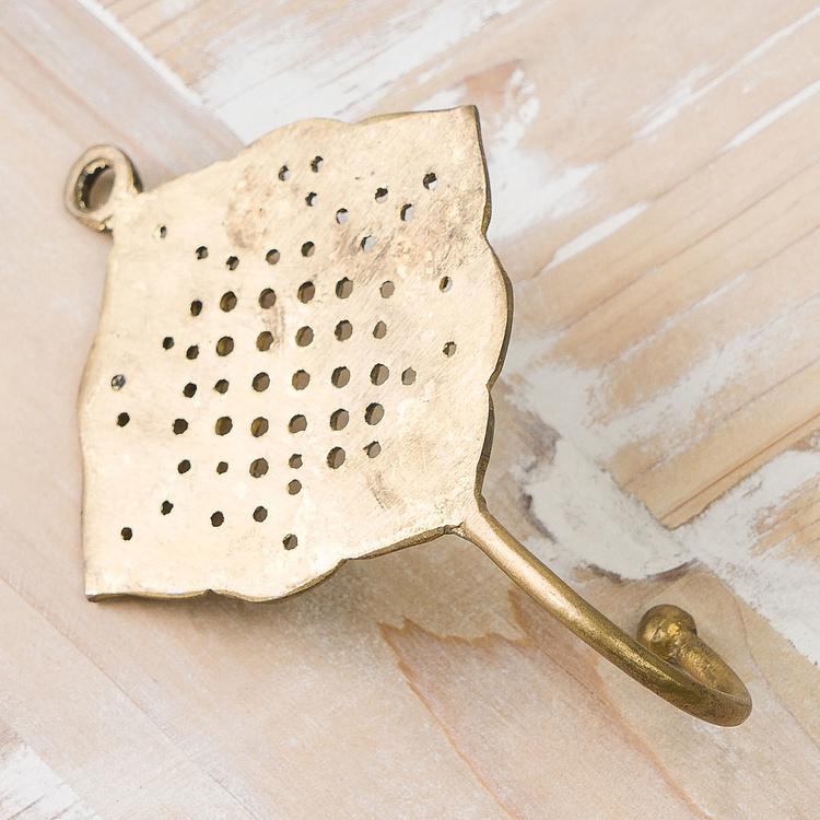 Крючок Танджавур в стиле бохо Thanjavur Solid Brass Boho Hook