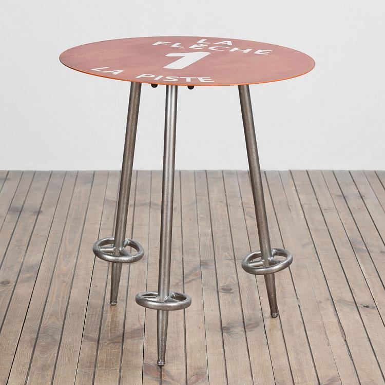 Комплект из трёх журнальных столиков Ля Флеш Женепи Рошетт Set Of 3 Metal Tables La Fleche Genepi Rochette