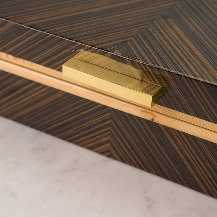 Подарочная коробка из дерева дисконт2 Giftbox Herringbone discount2