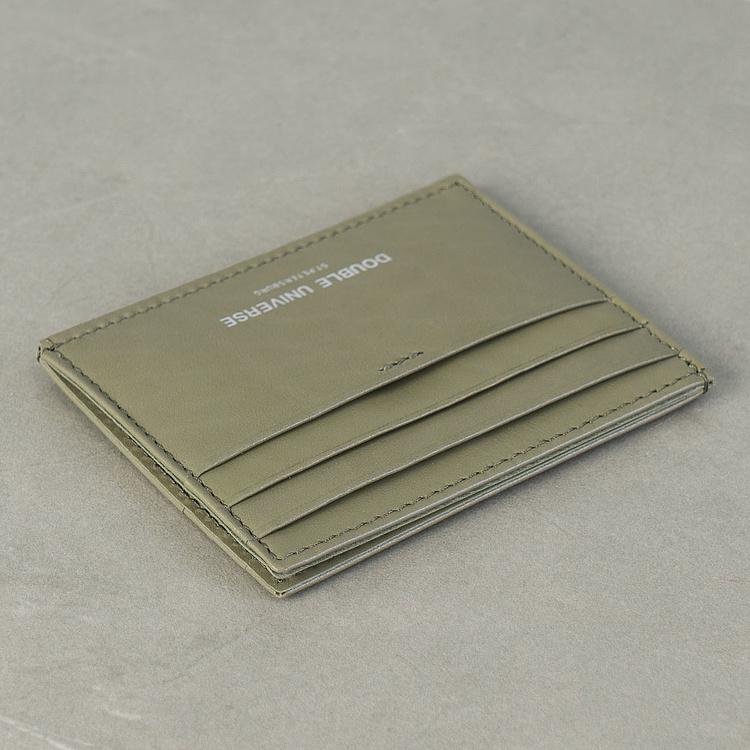 Кожаный картхолдер Двойная Вселенная Double Universe Cardholder