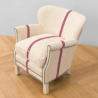 Кресло Turner Armchair хлопок Old Flour Bag 4