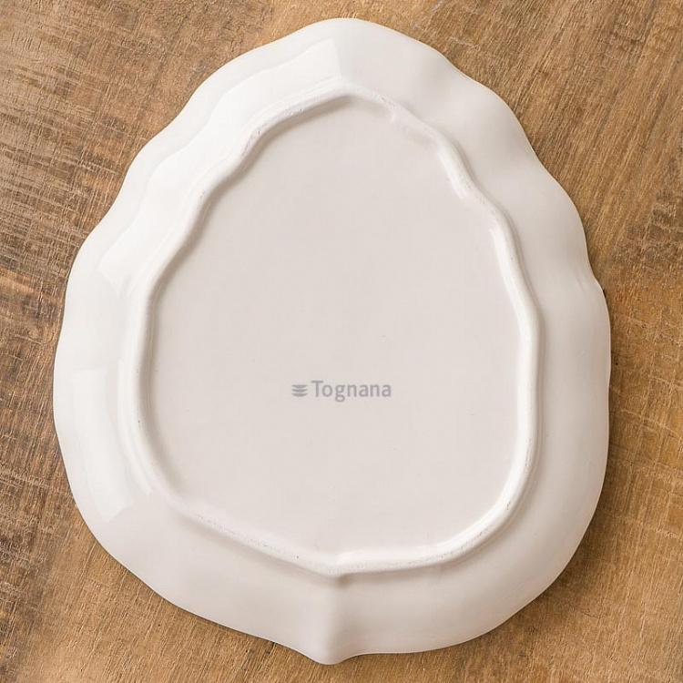 Широкое сервировочное блюдо-лист Зельда, L Zelda Plate Leaf Wide Large