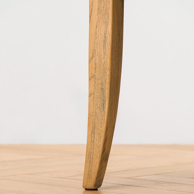 Стул Ньюпорт с подлокотниками, светлые ножки Newport Dining Chair, Oak Brown