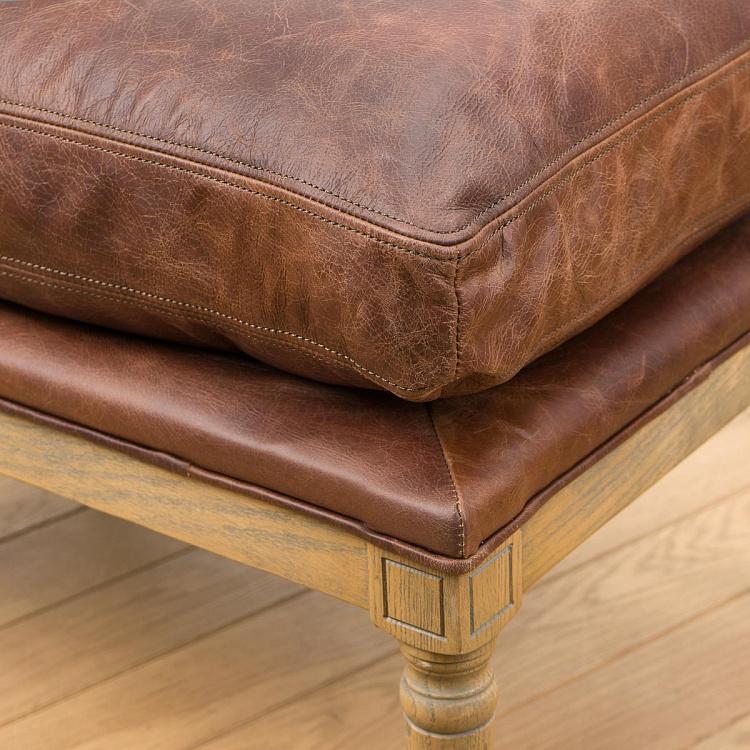 Банкетка Джон, светлые ножки John Footstool, Oak Brown