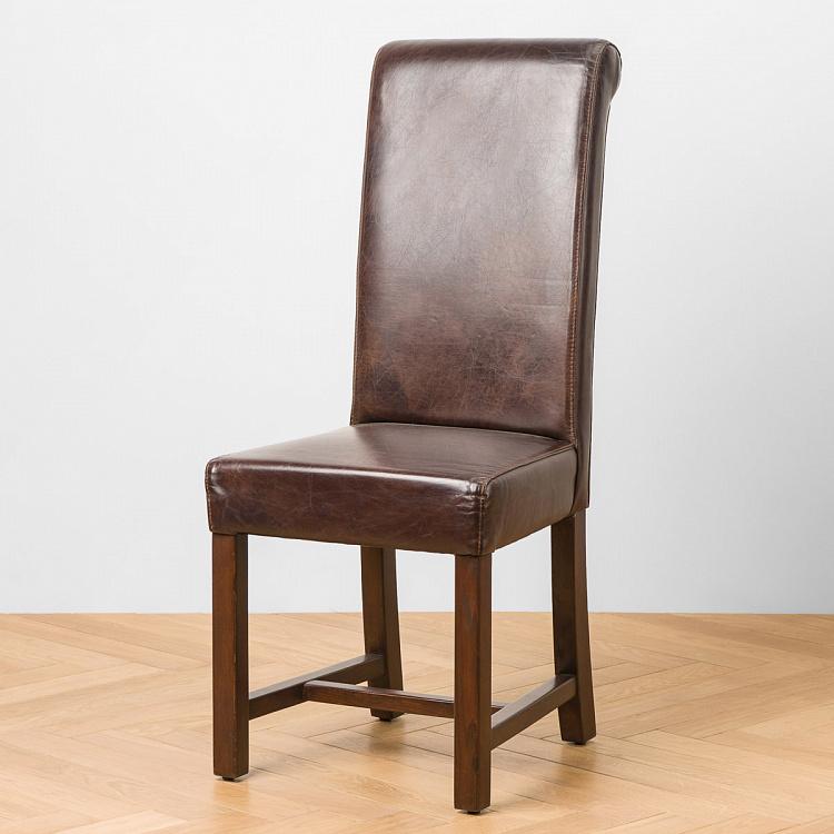 Стул Ролбак, тёмные ножки Rollback Dining Chair, Antique Wood