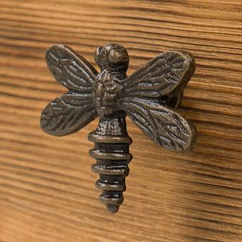 Forest Bee Metal Knob