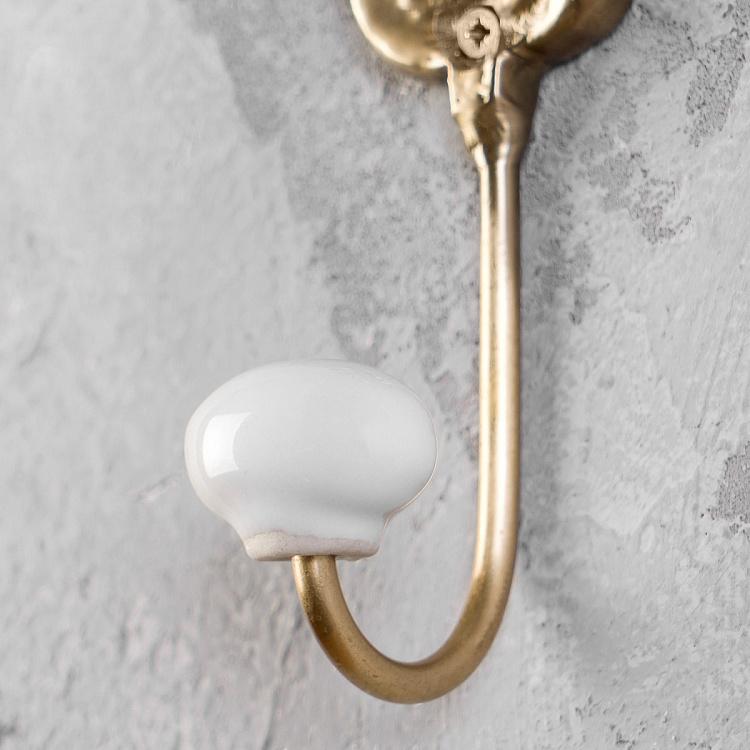 Крючок Золотистая роза Golden Rose Hook With Ceramic Ball