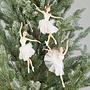 Набор из 3-х ёлочных игрушек Set Of 3 Tulle Swan Lake Ballerinas White 19 cm