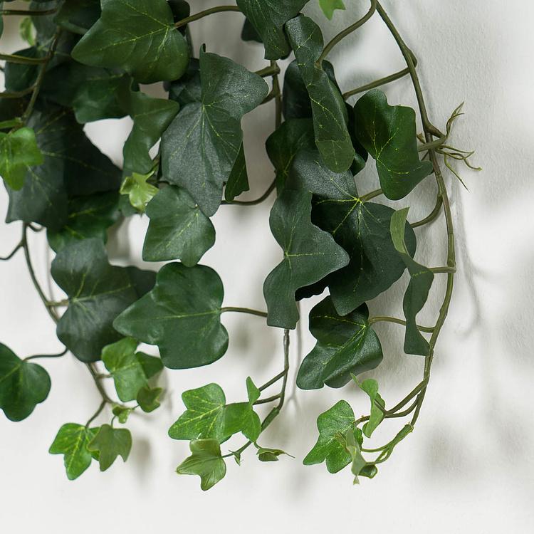Искусственный английский плющ кустовой зелёный English Ivy Bush Green 75 cm