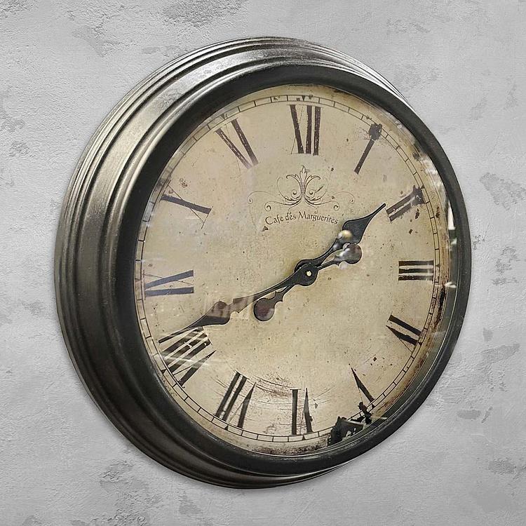 Настенные часы Кафе Де Маргаритес Cafe Des Marguerites Wall Clock