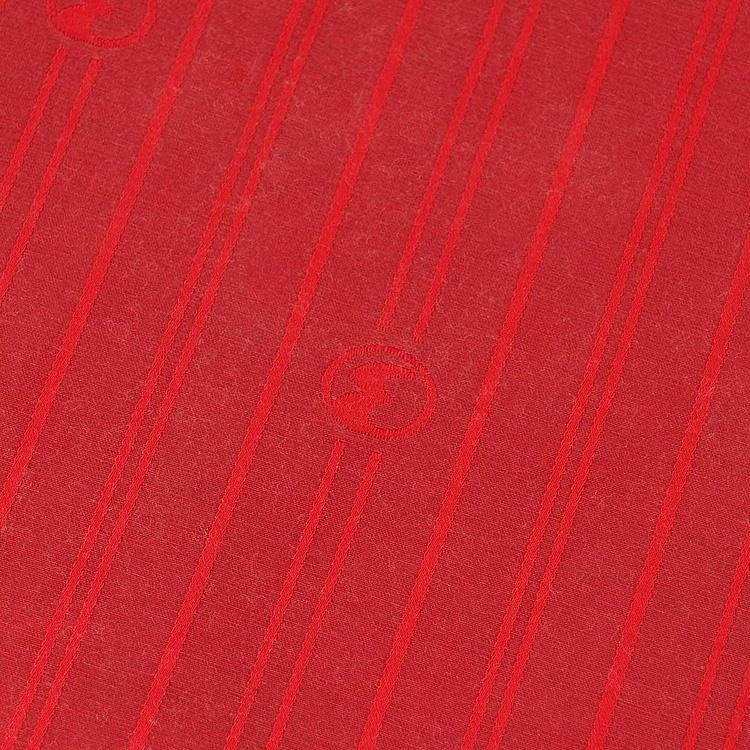 Поднос 1, кожа и красный жаккард Boxcar Leather Tray 1