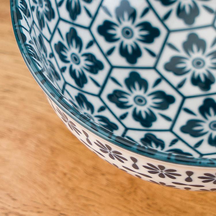 Набор из трёх пиал Портата Сапа Блю Set Of 3 Bowls Portata Sapa Blue