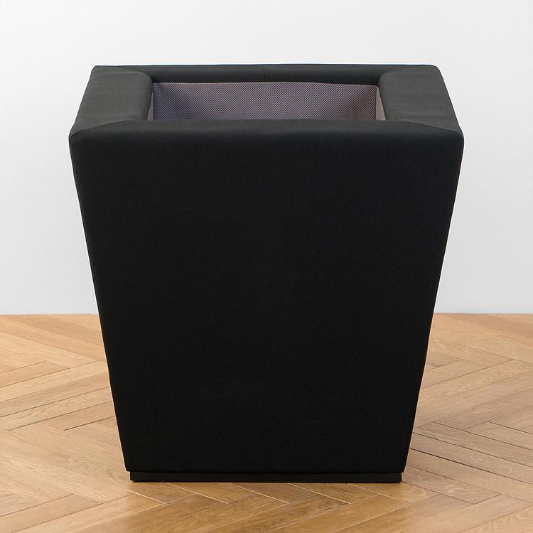 Кашпо Алюминиевый куб с тканью, L Square Planter Large