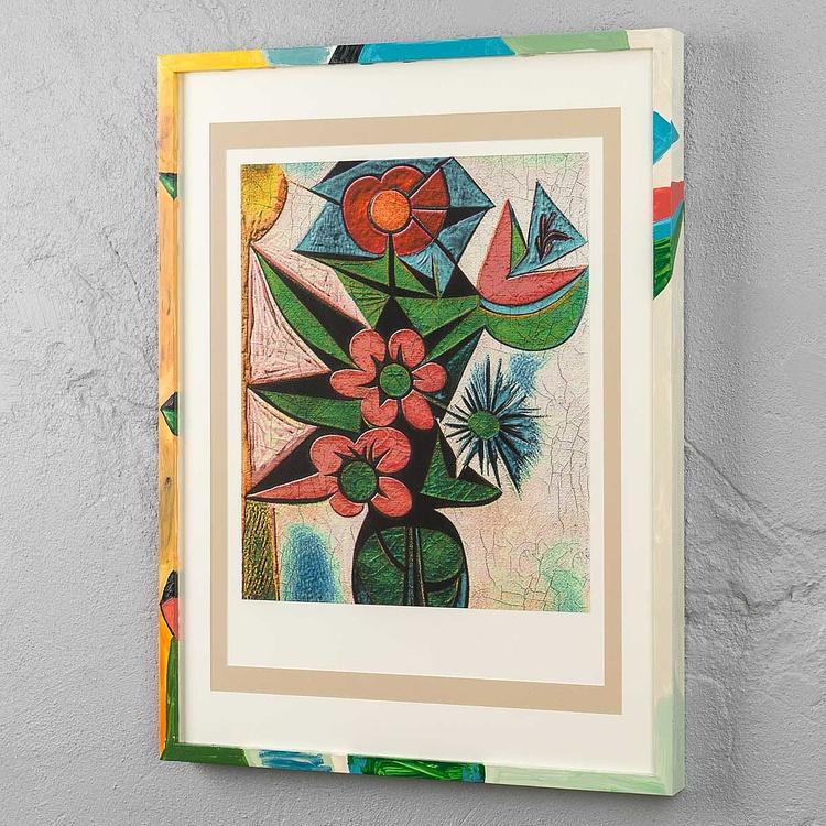 Картина-принт Флористический кубизм 1 Florist Cubist Frame 1