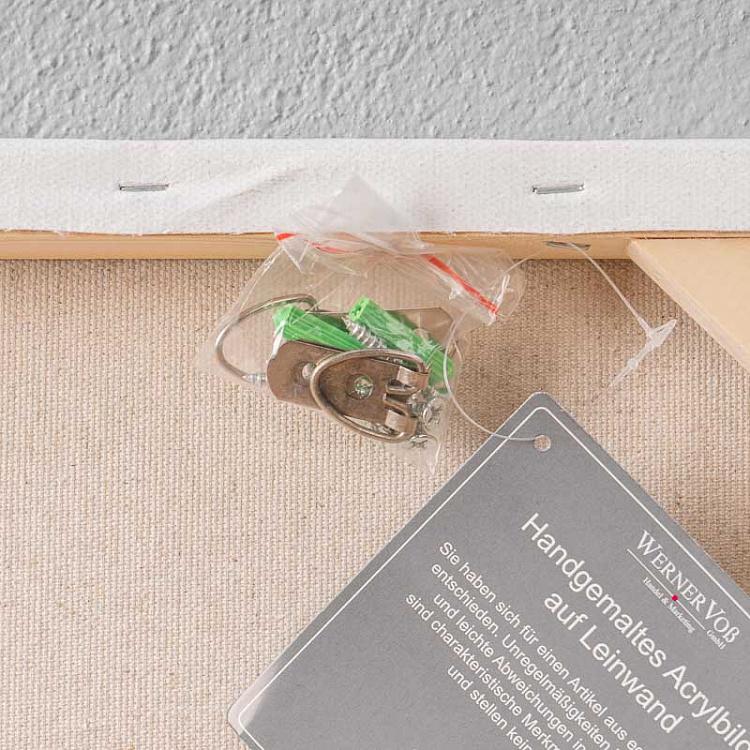 Картина акрилом на холсте Олень на снегу Canvas Acrylic Painting Deer In Snow