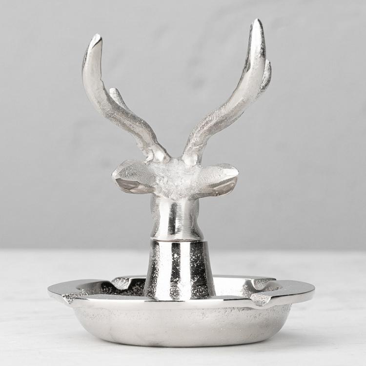 Алюминиевая пепельница с оленем Deer Aluminium Nickel Ashtray