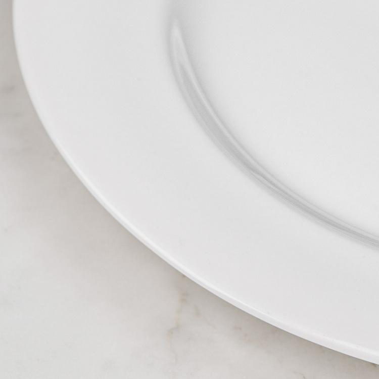 Десертная тарелка Белое на Белом Bianco And Bianco Dessert Plate