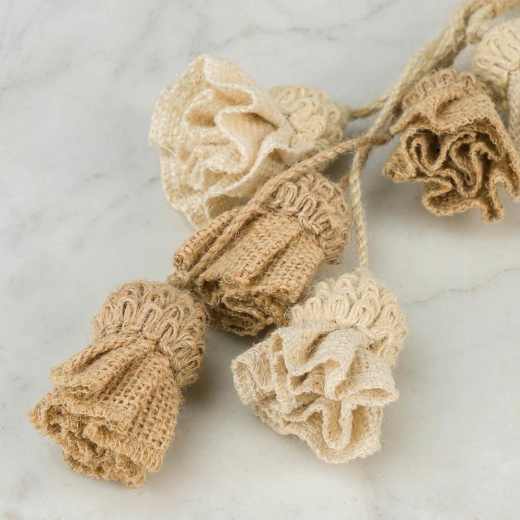 Новогодняя подвеска Цветы Flower Pendant 22 cm