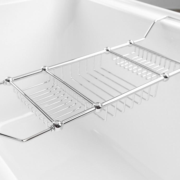 Раздвижная решётка для ванны цвета хром Bath Grate