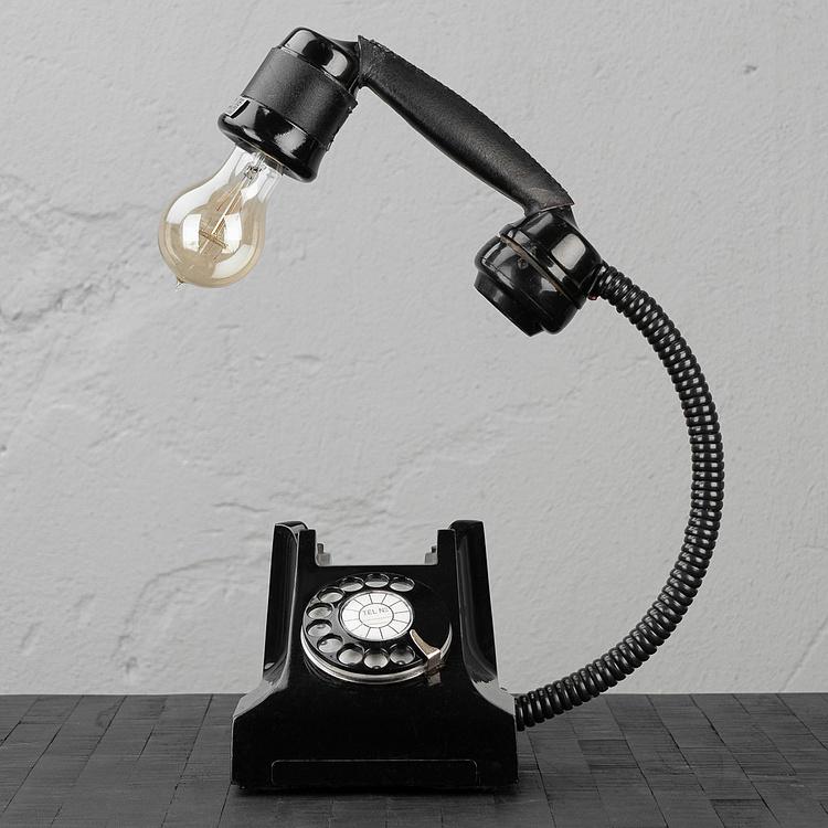 Настольная лампа Телефон Мистер Белл Telephone Table Lamp Mister Bell