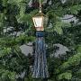 Новогодняя подвеска Mirror Pendant With Tassel Blue 25 cm
