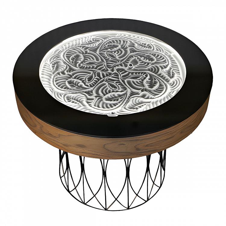 Кинетический журнальный стол Умо, S Umo Coffee Table Small, Black