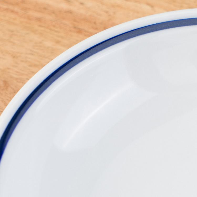 Суповая тарелка Синяя полоска, L Filo Blue Soup Plate Large