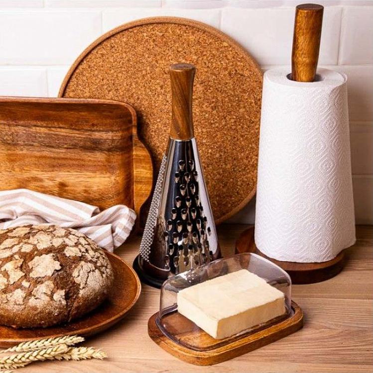 Деревянная подставка для бумажных полотенец Органик Organic Paper Towel Holder